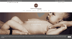 Desktop Screenshot of galeriaderecuerdos.com